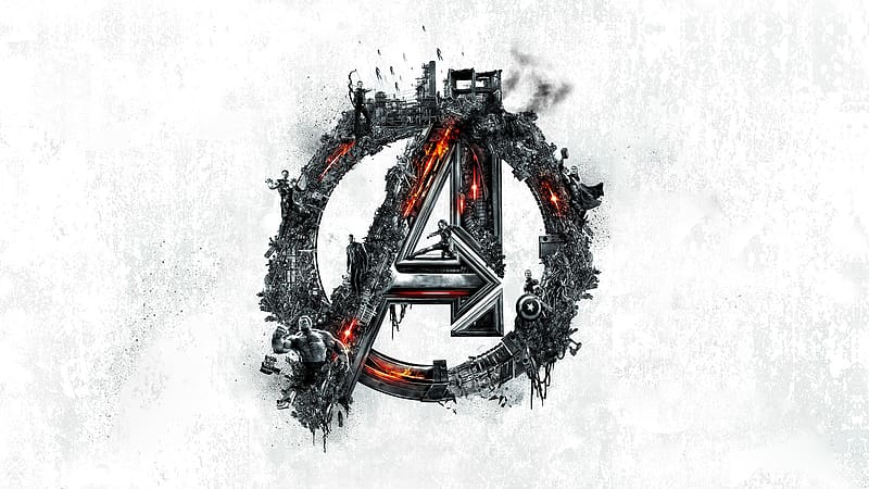 Avengers Logo Stickers for Sale | Redbubble