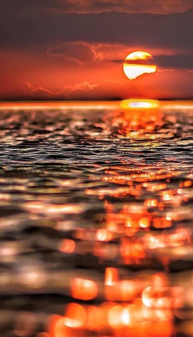 calmness, sea, sun, HD phone wallpaper