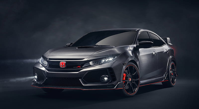 2017 Honda Civic Type R Concept - Front Three-Quarter , car, HD wallpaper