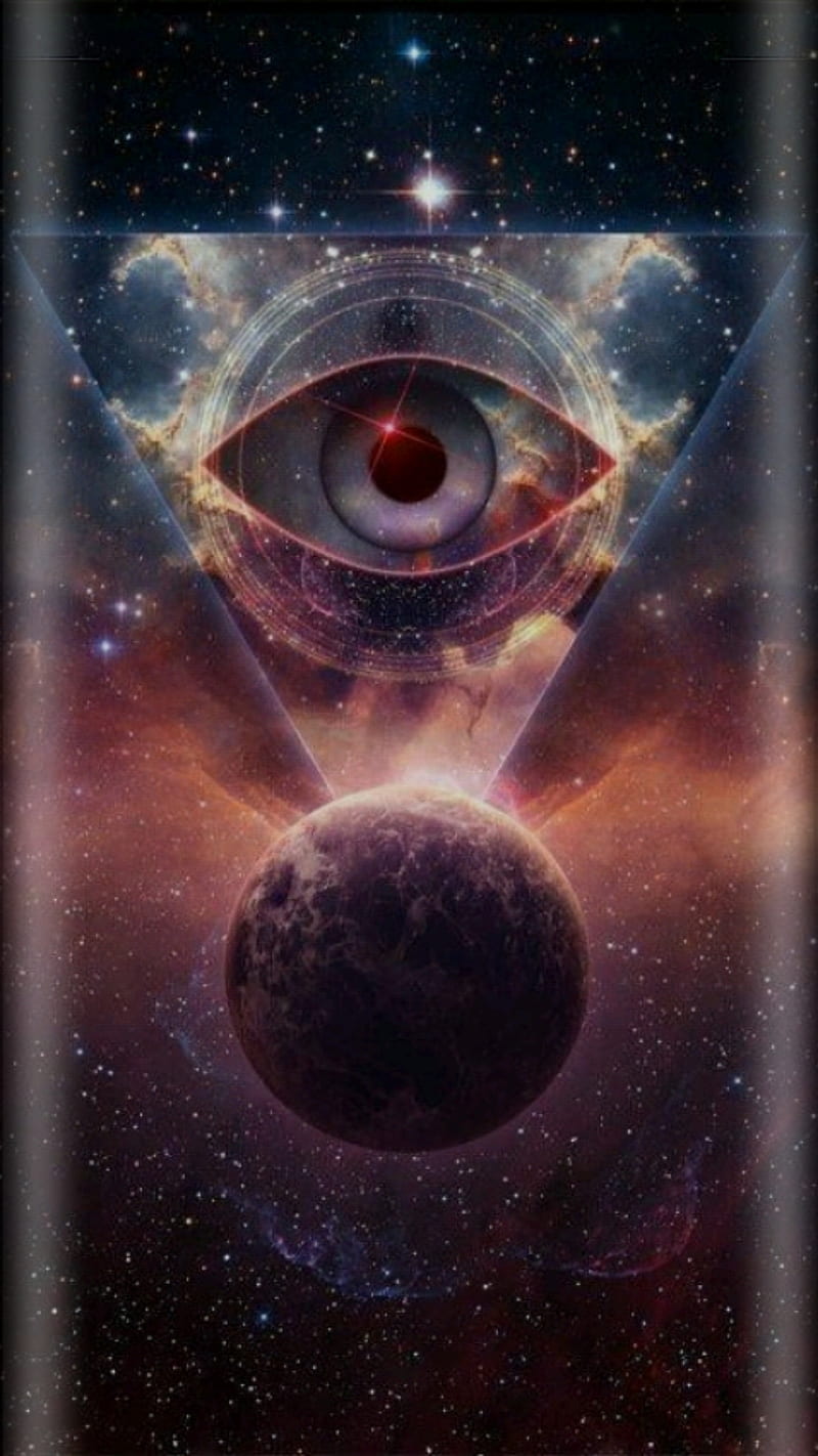 Eye of God, edge, good, space, stars, HD phone wallpaper