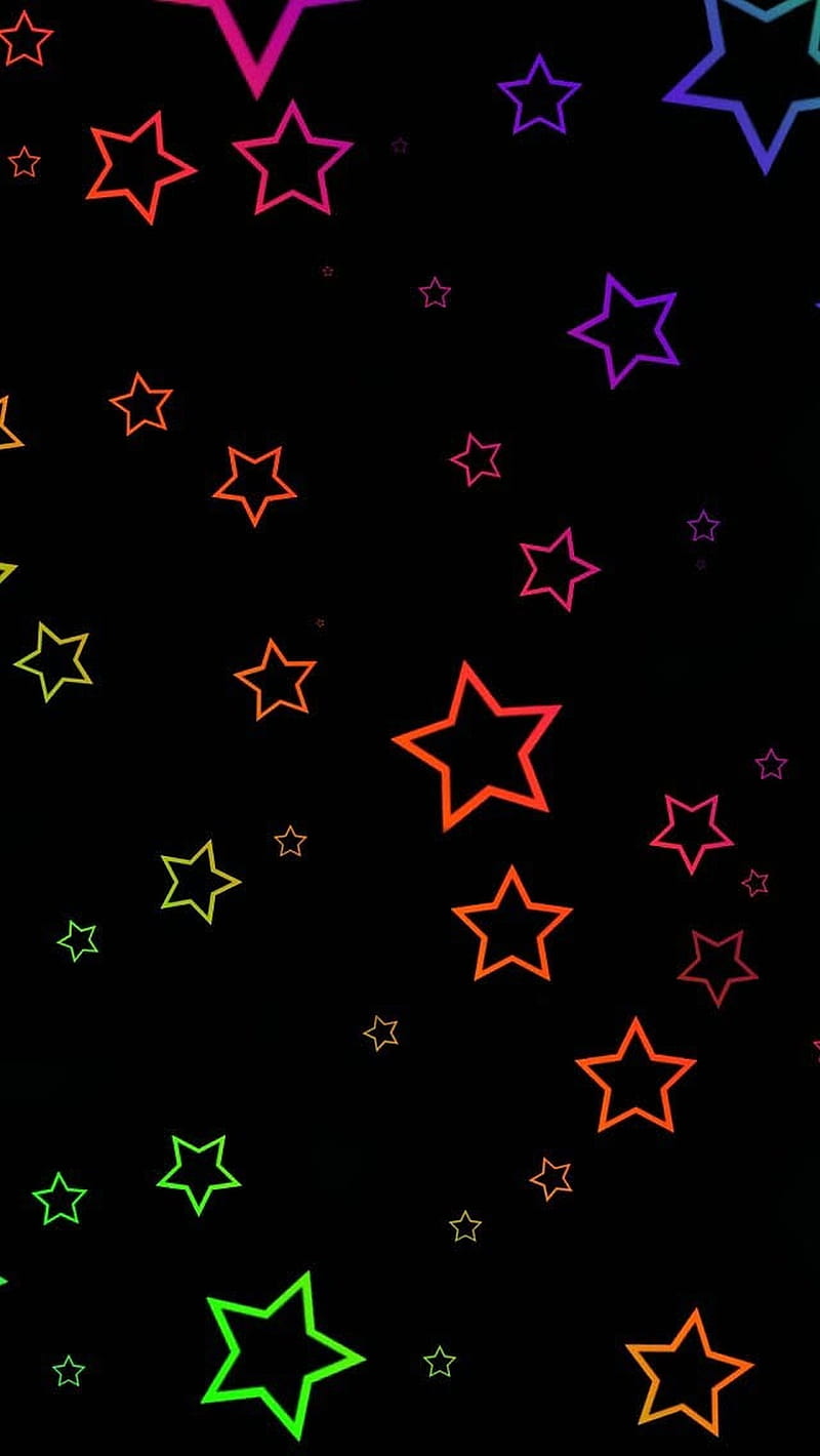 Starry Night, night, star, stars, HD phone wallpaper