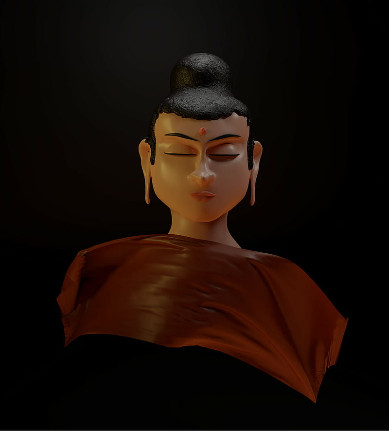 Lord Buddha 3D, bonito, lord buddha, peace, peaceful, HD phone wallpaper |  Peakpx