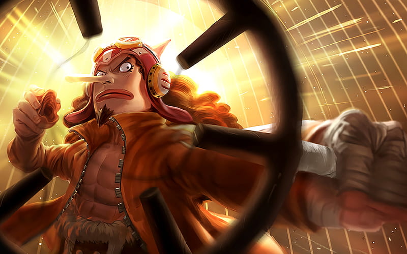 Usopp manga, artwork, God Usopp, Straw Hat Pirates, One Piece, HD wallpaper