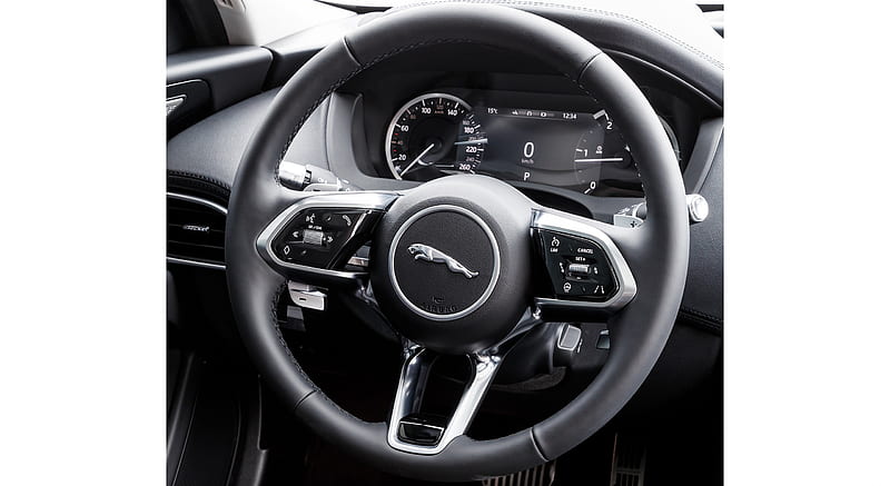 2020 Jaguar XE S D180 (Color: Eiger Grey) - Interior, Steering Wheel , car, HD wallpaper