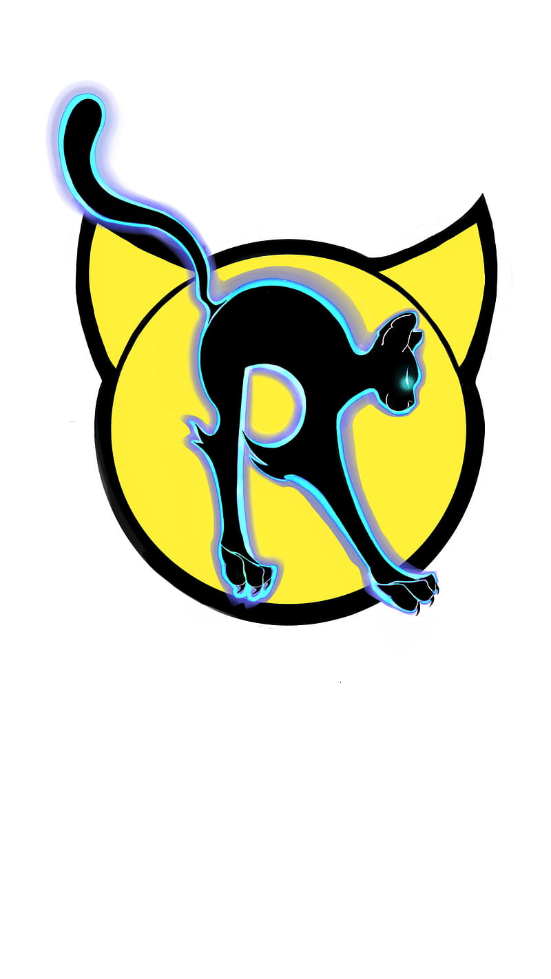 R-Cat, R, Lable, Avatar, Cat, Logo, HD phone wallpaper