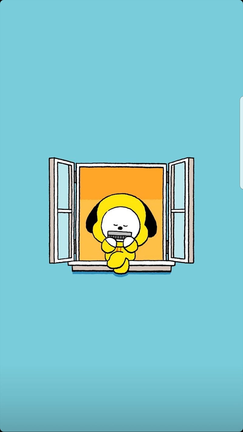 Download Chimmy Bt21 At Window Wallpaper | Wallpapers.com
