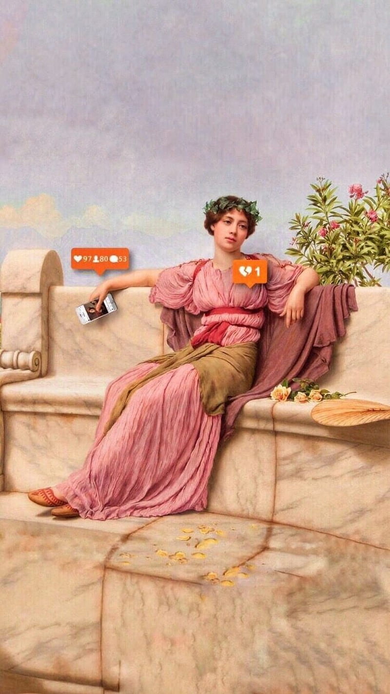 Ig women, art, classical, memes, pintura, HD phone wallpaper