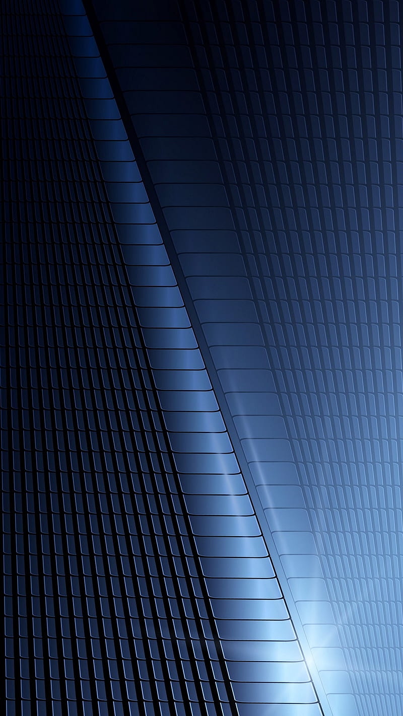 Abstract, 3d, architecture, blue, edge, ios, light, lines, metal, s8, HD phone wallpaper