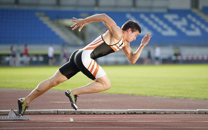 Sprinter game athlete running man- High Quality, HD wallpaper | Peakpx
