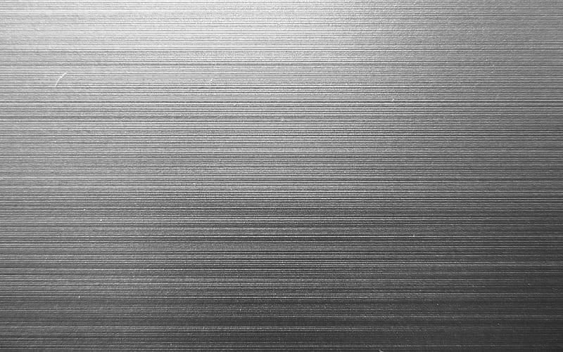 metal linear texture metal textures, horizontal lines, metal stripes, linear textures, metal backgrounds, HD wallpaper