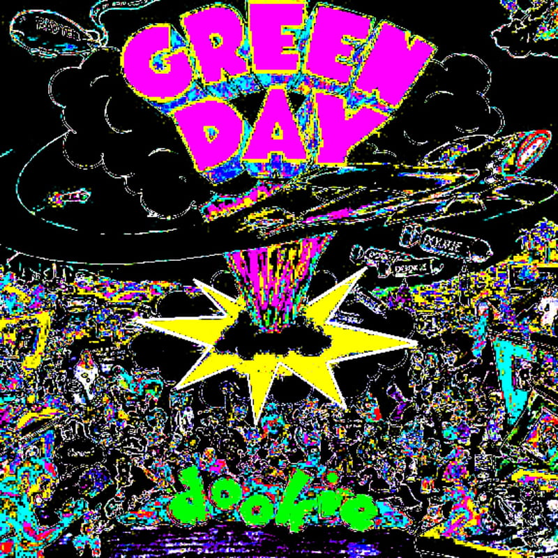 pookie dude, green day, billy joe, mike, tre, album, real music, rock n roll, kerplunk, paper lanterns, HD phone wallpaper