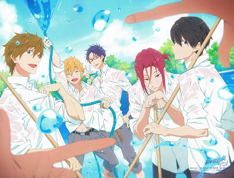 Iwatobi Swim Club, Rei Ryugazaki, Anime, Makoto Tachibana, Nagisa Hazuki,  Male, HD wallpaper | Peakpx