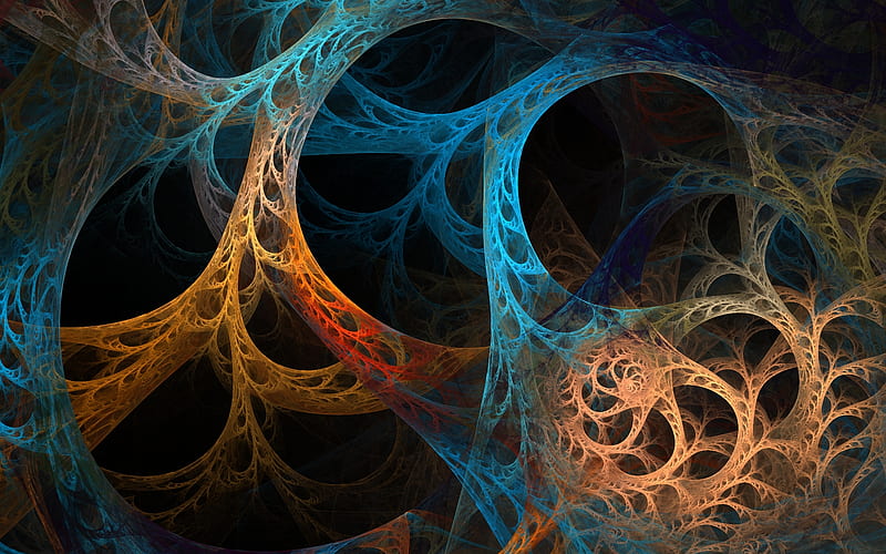 Muscle Cramps, swirl, flame, muscle, apophysis, fractal, abstract, HD wallpaper