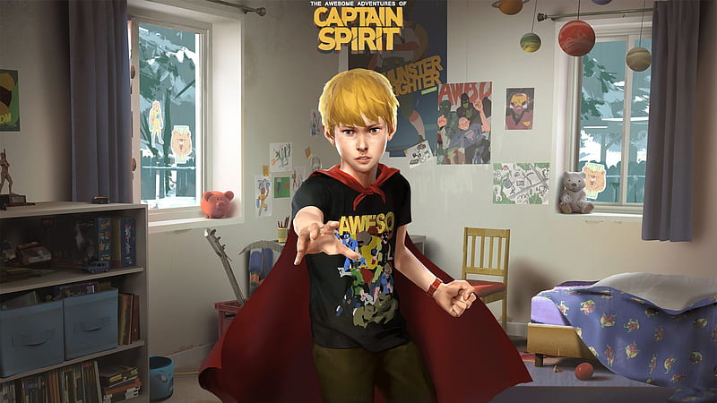 The Awesome Adventures of Captain Spirit, HD wallpaper