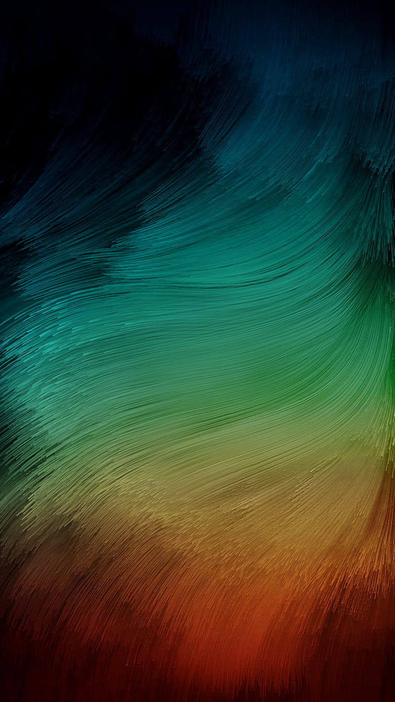 Waves High-Contrast, abstract, blue, contrast, green, orange, red, wave, yellow, HD phone wallpaper