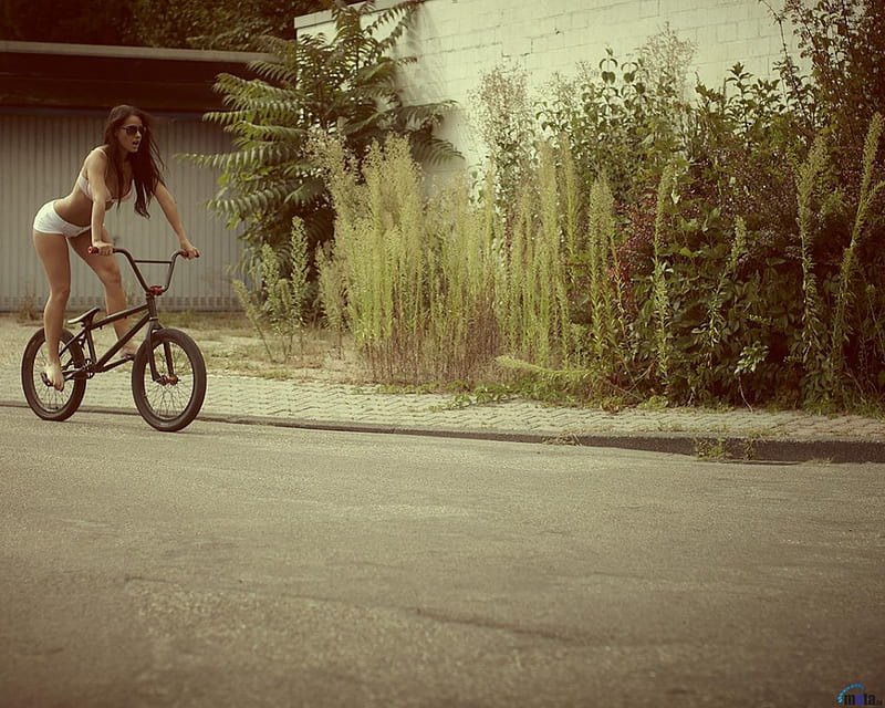 Melisa Mendiny cycling, melisa, girls, cycling, mendiny, HD wallpaper