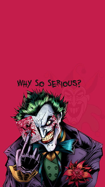 the joker comic art why so serious