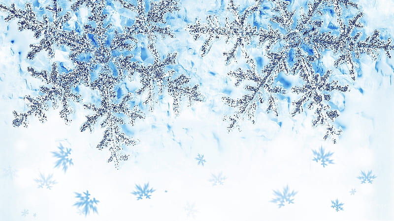Blue Glitter Sparkles Snow Flakes Background Stock Image - Image of  brightly, effect: 7024437