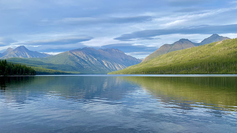 Lake, island, trees, reflection, nature, landscape, HD wallpaper | Peakpx