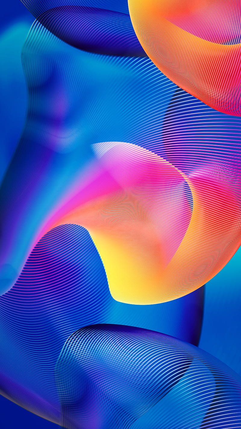Colores abstractos, 3 dimensiones, , jakub, bonito, colorido colorido, curvo,  Fondo de pantalla de teléfono HD | Peakpx