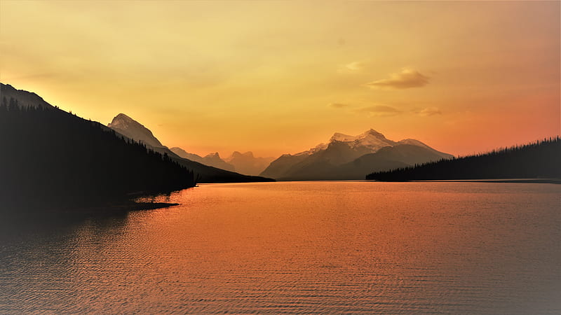 Lake Sunrise , lake, sunrise, nature, HD wallpaper