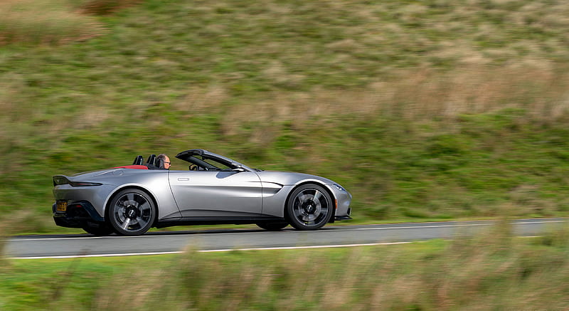 2021 Aston Martin Vantage Roadster (Color: Spirit Silver) - Side , car, HD wallpaper 2021 Aston Martin Vantage Roadster (Color: Spirit Silver) - Side , car, HD wallpaper