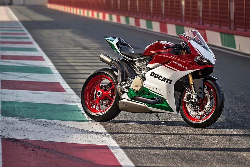 ducati 1299 panigale r final edition, red and white, sport motorcycle, Vehicle, HD wallpaper
