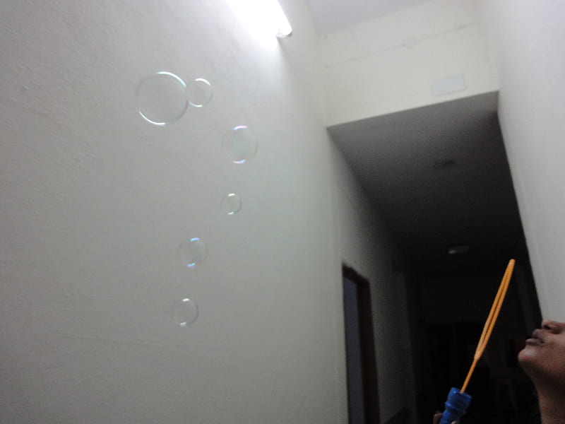 Blow bubbles, bubble, blow, big, dark, HD wallpaper