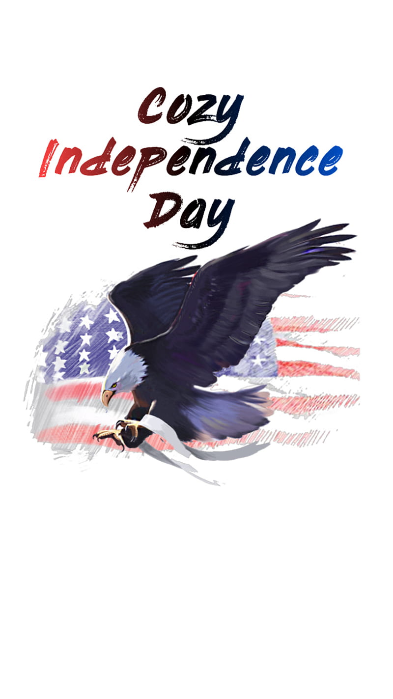 July 4th, america, eagle, holiday, hq, independence, png, usa, HD phone wallpaper