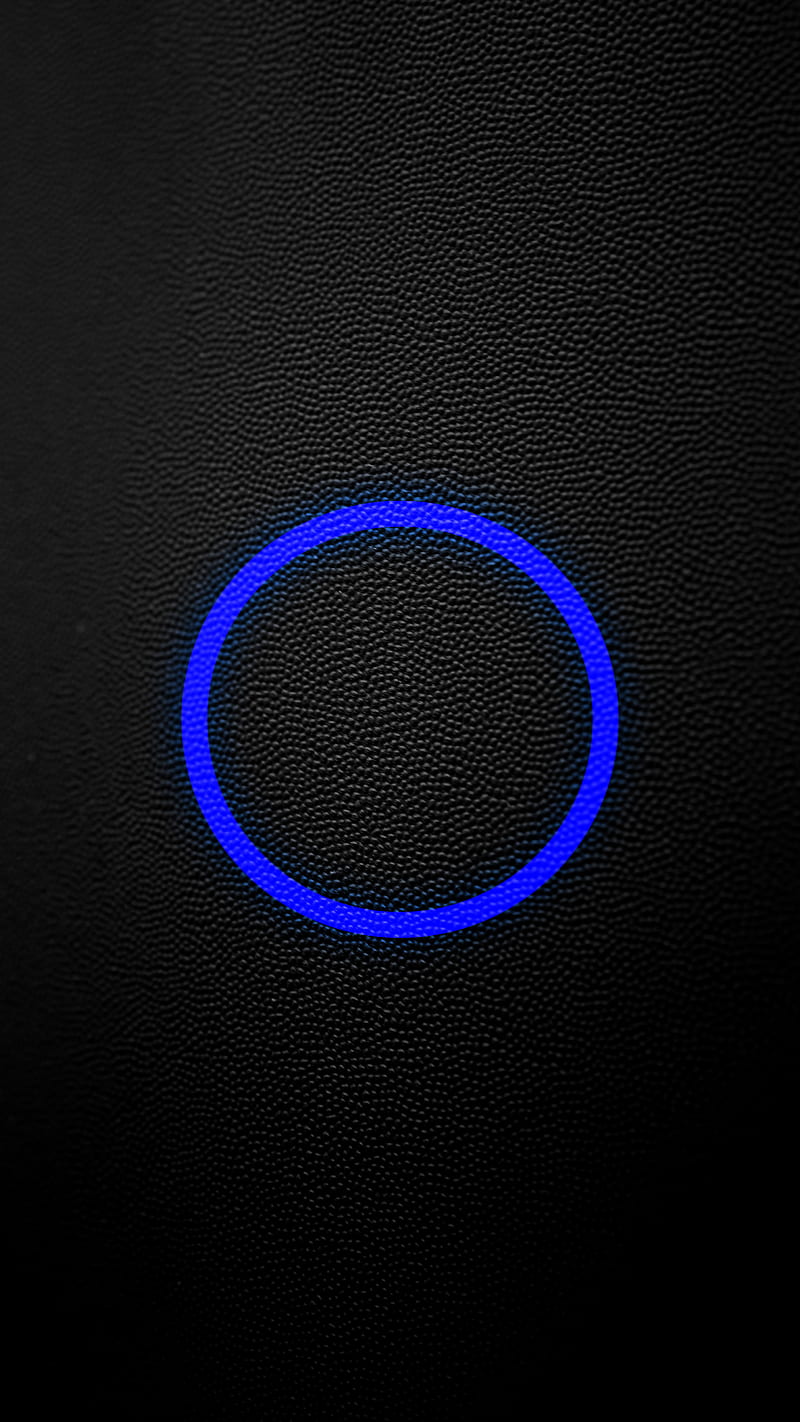 Electric Halo, Art, black, blue, circle, cool, dark, digital, oled,  vibrant, HD phone wallpaper | Peakpx