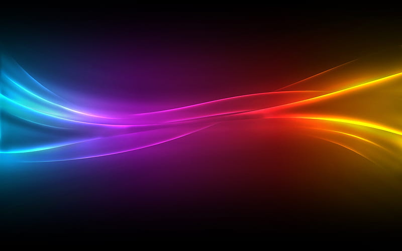 Colorful Pulse Abstract Design-Glare Line Vector, HD wallpaper