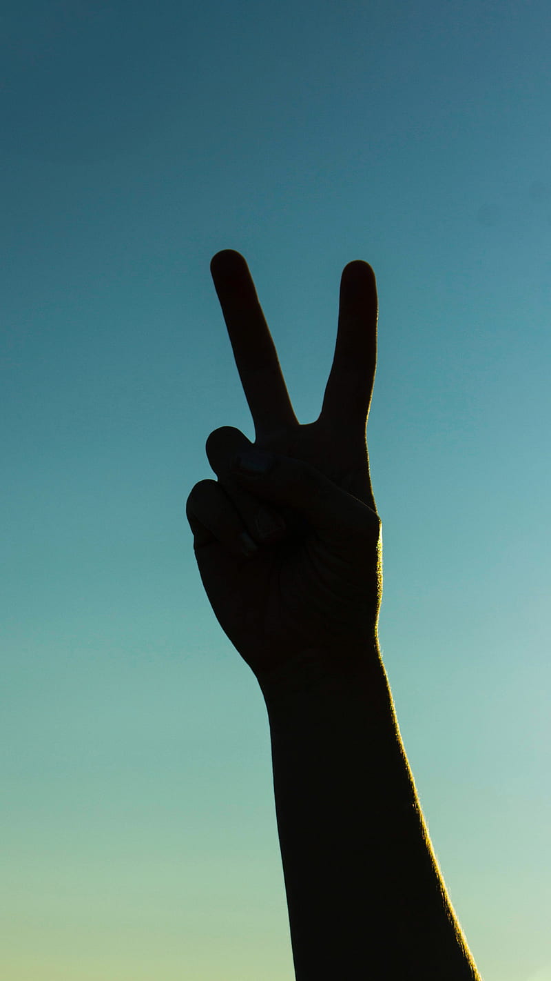 Hand Peace Sign Wallpapers - Top Free Hand Peace Sign Backgrounds -  WallpaperAccess