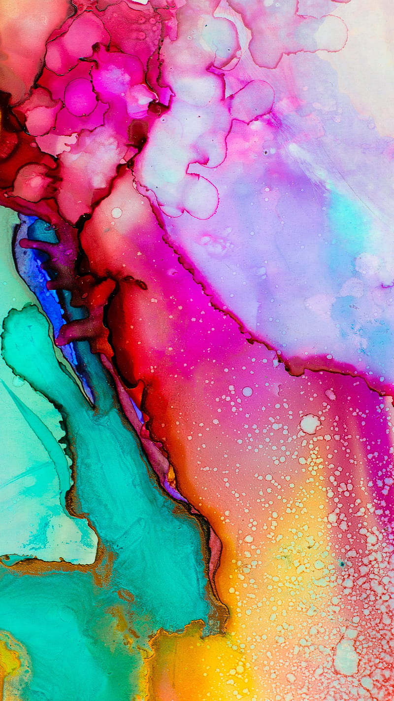 Arte de colores de agua, pintura, Fondo de pantalla de teléfono HD | Peakpx