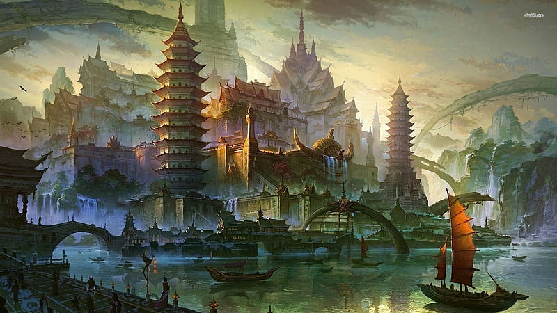 Chinese Town Wallpapers - Wallpaper Cave