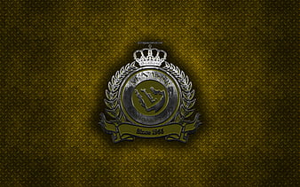 Al-Qadsiah FC emblem, Saudi Professional League, soccer, asphalt ...