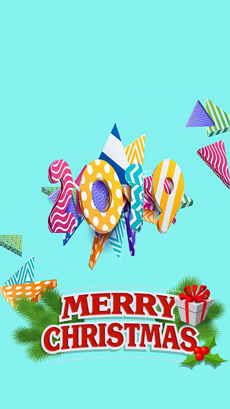 Christmas, new year, 2019, merry christmas, gifts, numbers, desenho,  sayings, HD phone wallpaper | Peakpx