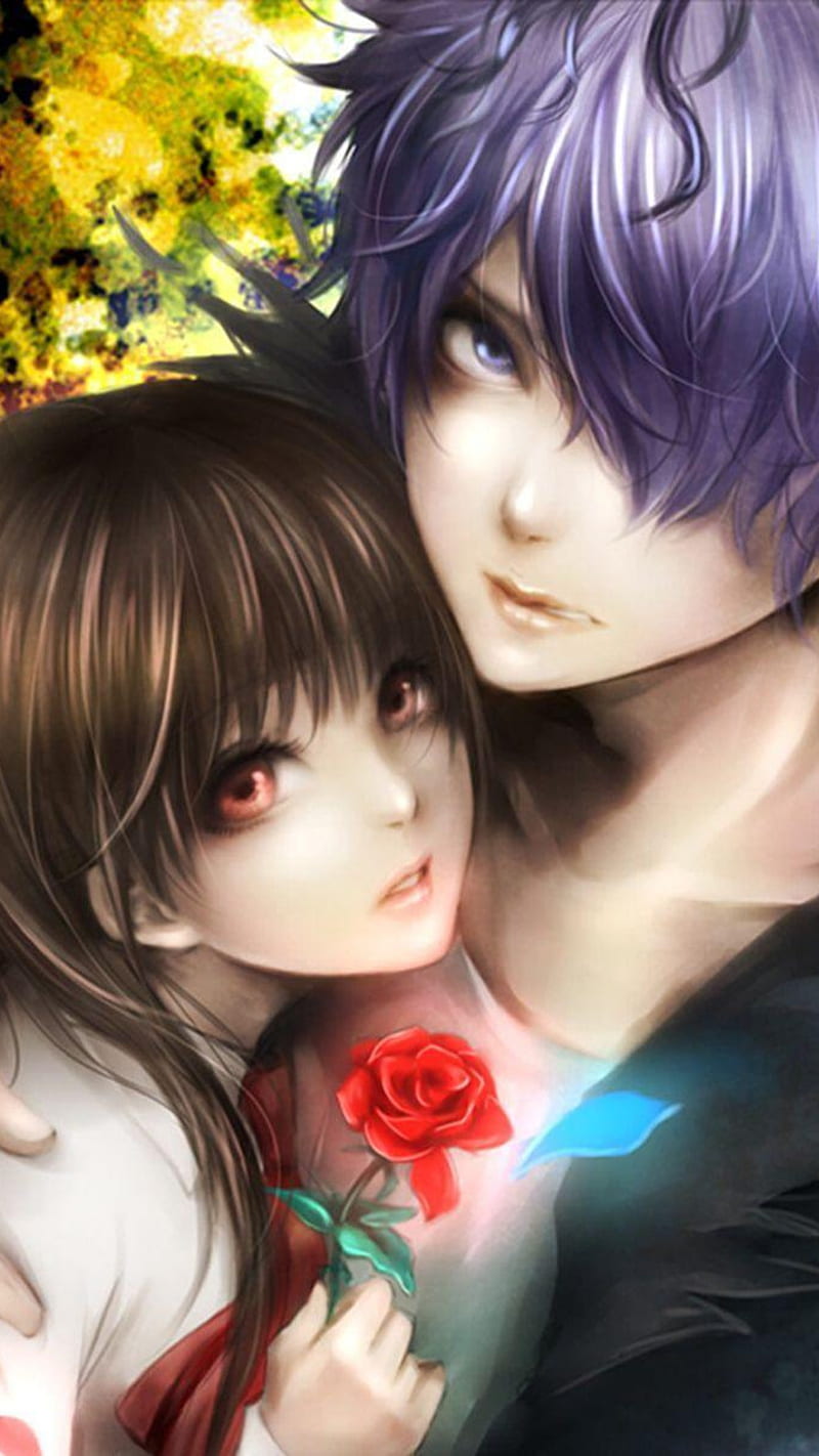 Korean anime couple Wallpapers Download