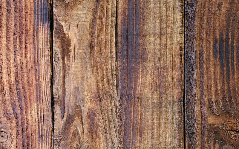 brown planks texture, vertical planks texture, old wood background, wood planks, HD wallpaper