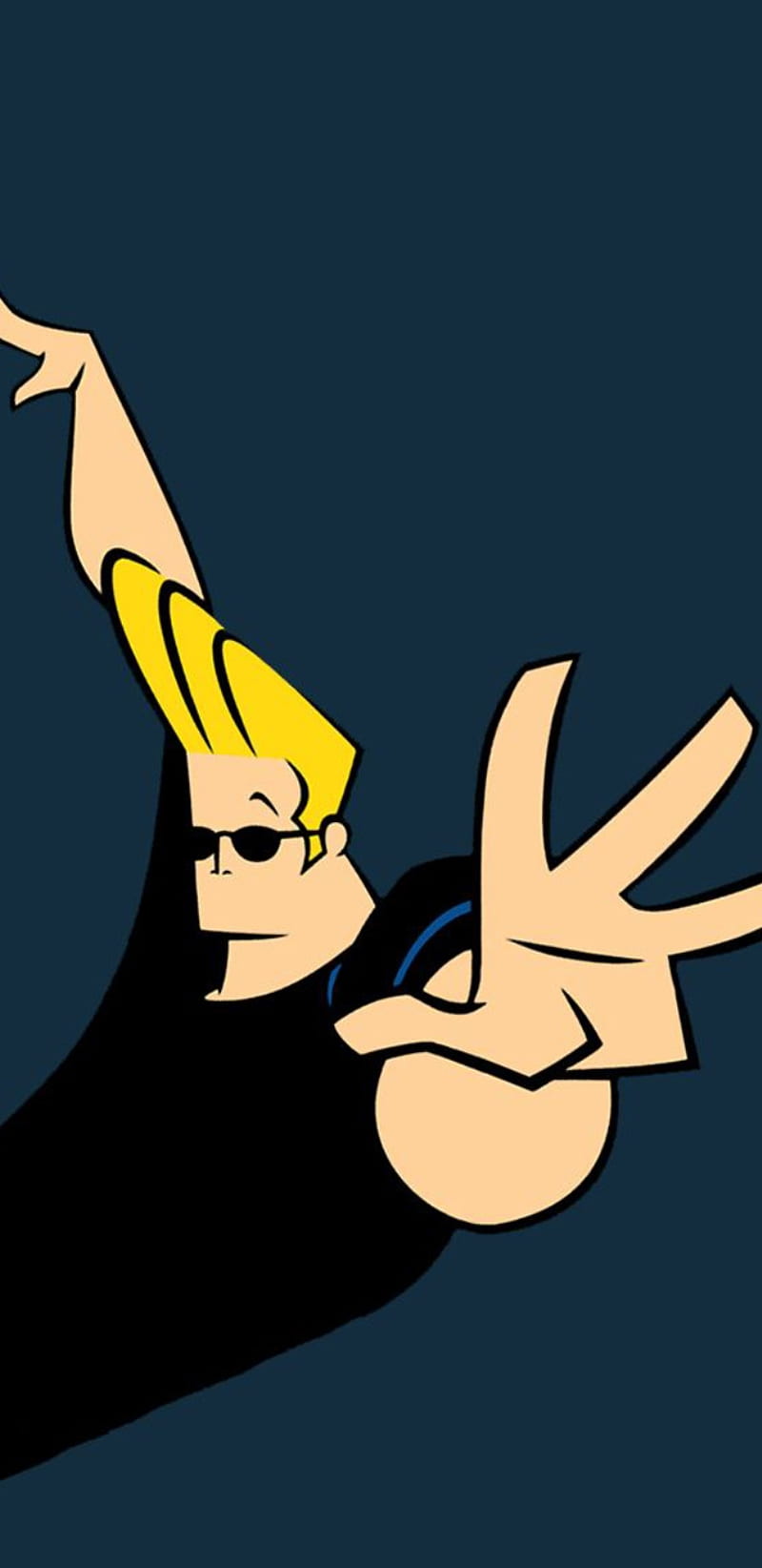 Johnny Bravo, cartoon network, childhood, 90s, chicago, logo, funny, handsome, cool, awesome, HD phone wallpaper