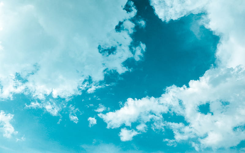 Blue sky, clouds, sun, HD wallpaper | Peakpx