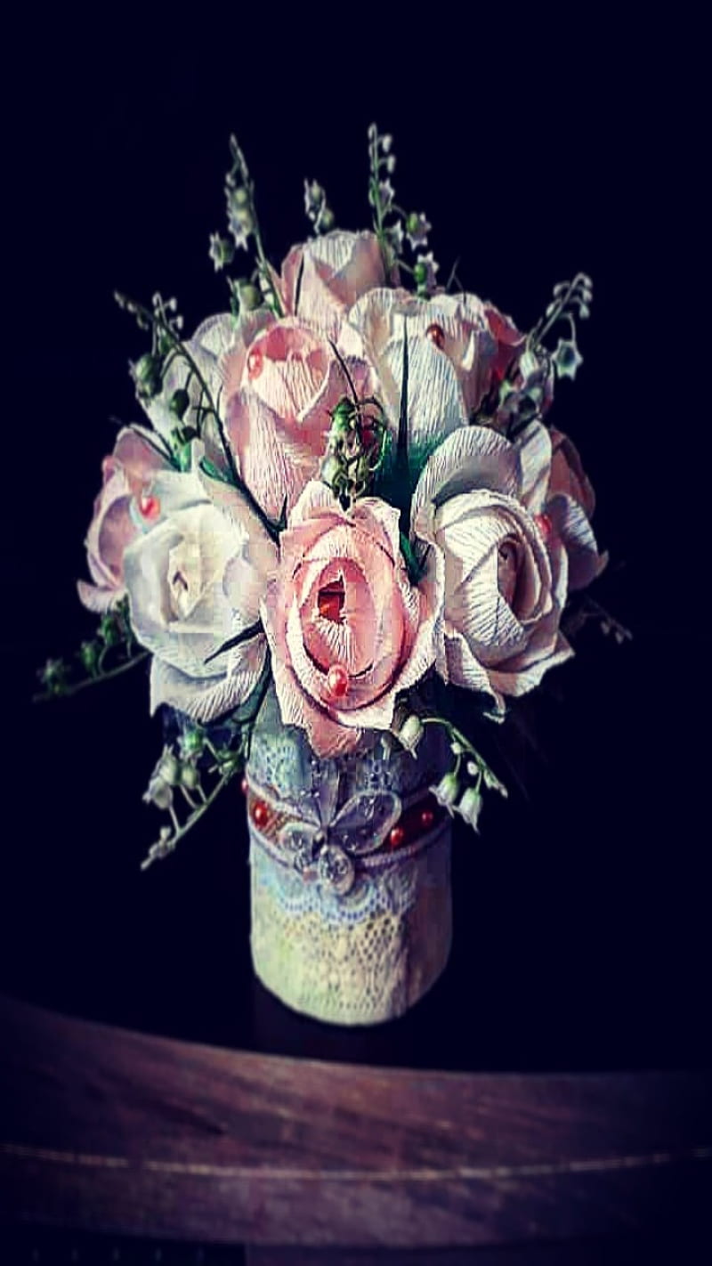 Handmade, beauty, fashion, flowers, grenade, love, rose, roses, HD phone wallpaper