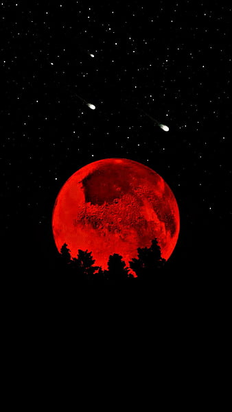 Blood Moon Halloween Sticker for iOS & Android