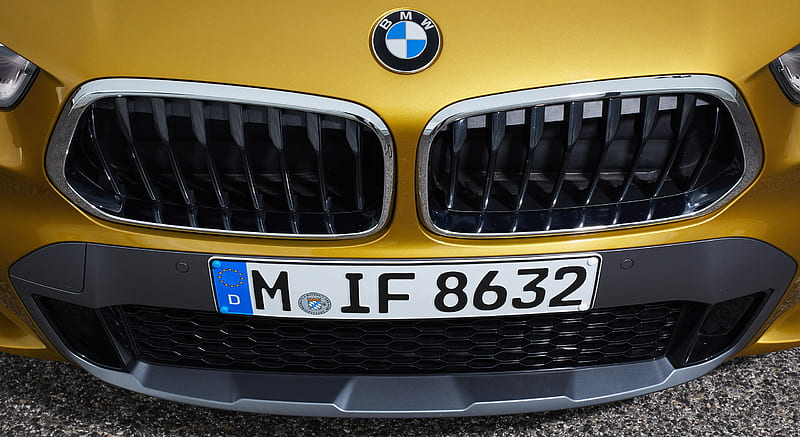2018 BMW X2 xDrive20d M Sport X (Color: Galvanic Gold) - Grill , car, HD wallpaper