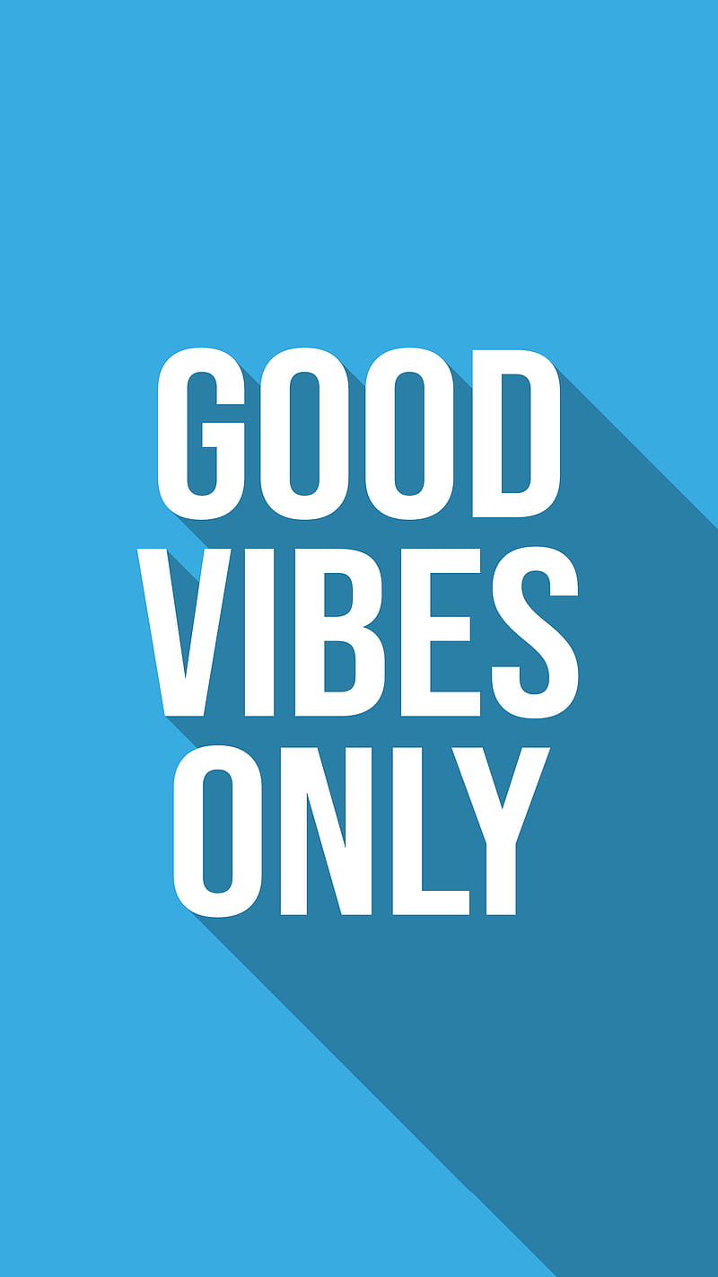 Good Vibes Only, WOKE, gradient, inspiring, motivation, motivational, poster, quote, quotes, solid, thoughts, typography, word art, HD phone wallpaper
