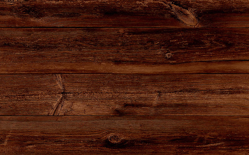 dark brown wooden texture, old wood, brown wooden planks, brown wooden background, HD wallpaper