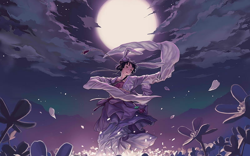 Steam Workshop::【Anime】Suzuna Kuraki -Moonlight Lady- Kao no Nai Tsuki,  lit. Faceless Moon - 4K 2160 60FPS