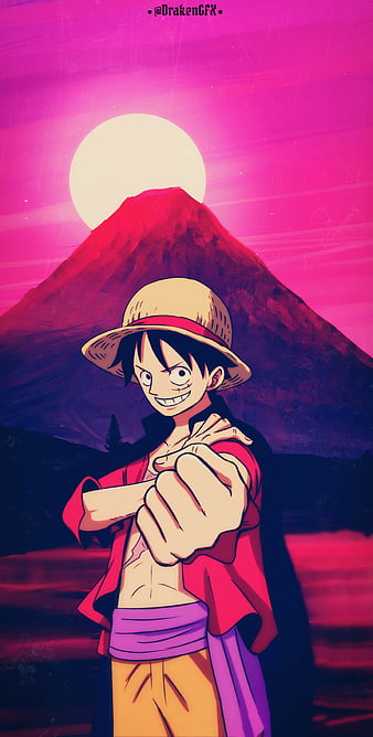 One Piece, Wano, Android, Android backgrounds, Luffy, Luffy Cape, iPhone,  manga, HD phone wallpaper