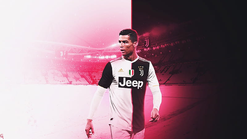 Cristiano Ronaldo, soccer, cr7, juve, juventus, football, pink, cristiano, sport, HD wallpaper