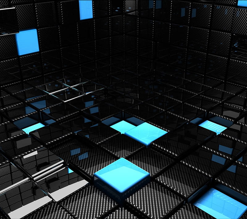 3D Room, 3d, abstract, corner, cube, room, square, HD wallpaper