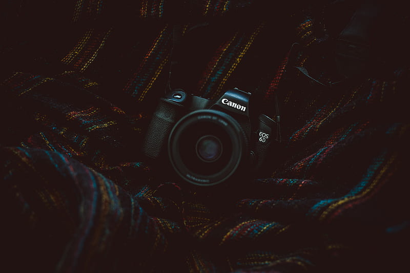 camera, lens, dark, HD wallpaper